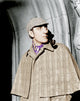 The Hound of the Baskervilles movie photo print featuring Basil Rathbone from the 1939 film.