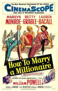 How to Marry a Millionaire movie poster style C (11x17) featuring Marilyn Monroe