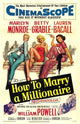 How to Marry a Millionaire movie poster style C (11x17) featuring Marilyn Monroe
