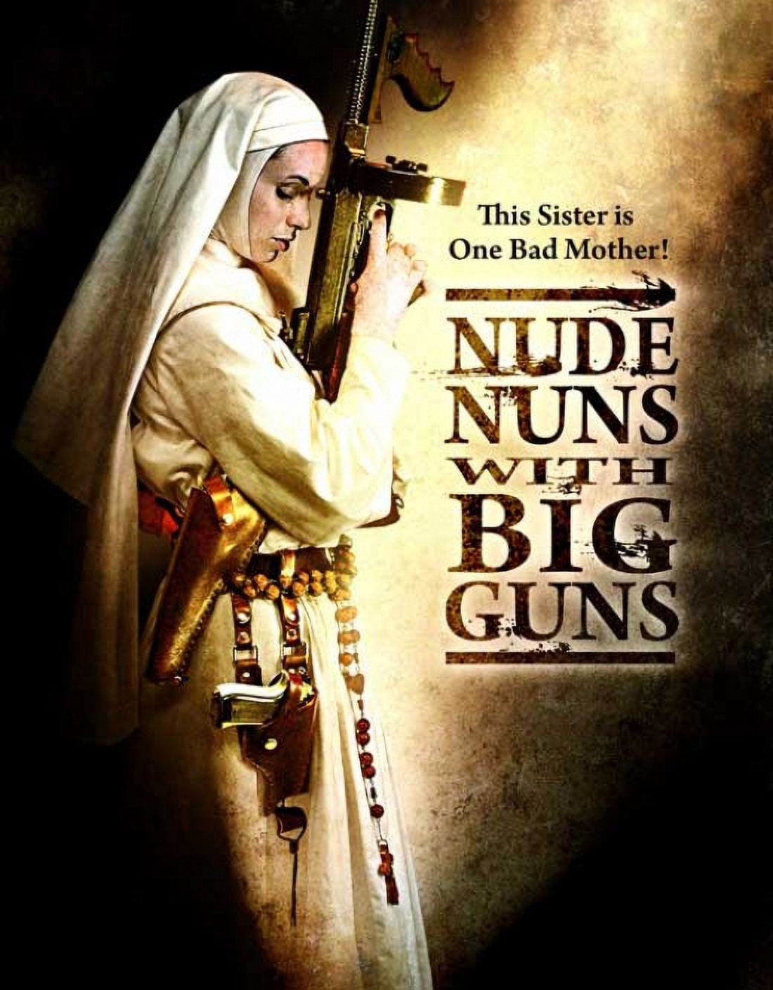 Nude Nuns with Big Guns Movie Poster Print 27x40 for unique home décor.