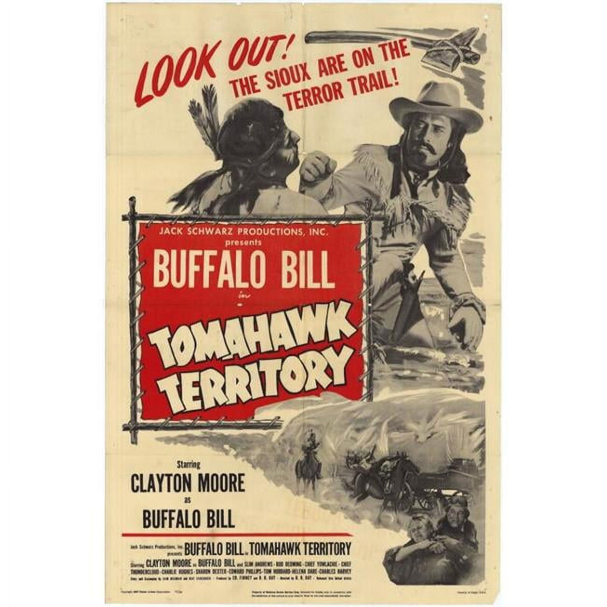 Tomahawk Territory Movie Poster Print - 27x40