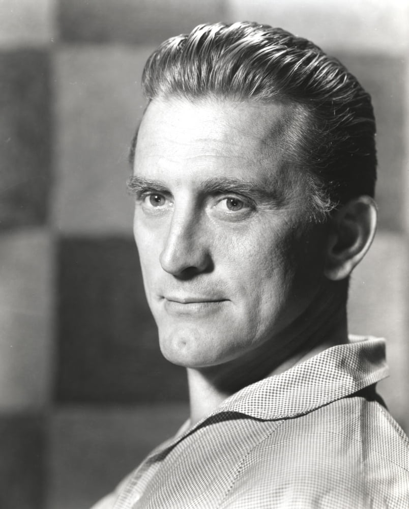 Kirk Douglas side view pose portrait photo print