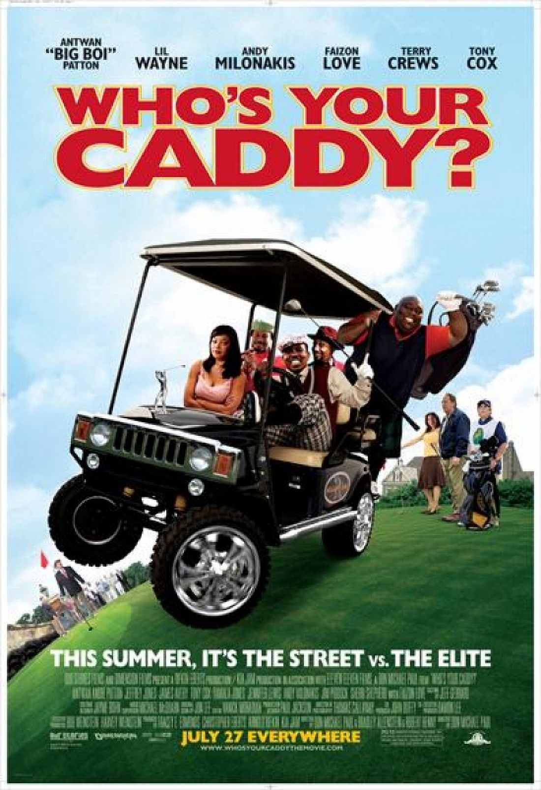 Who's Your Caddy movie poster 11x17 print for home decor.