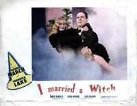 I Married A Witch 1942 Movie Poster Print featuring Veronica Lake and Fredric March.