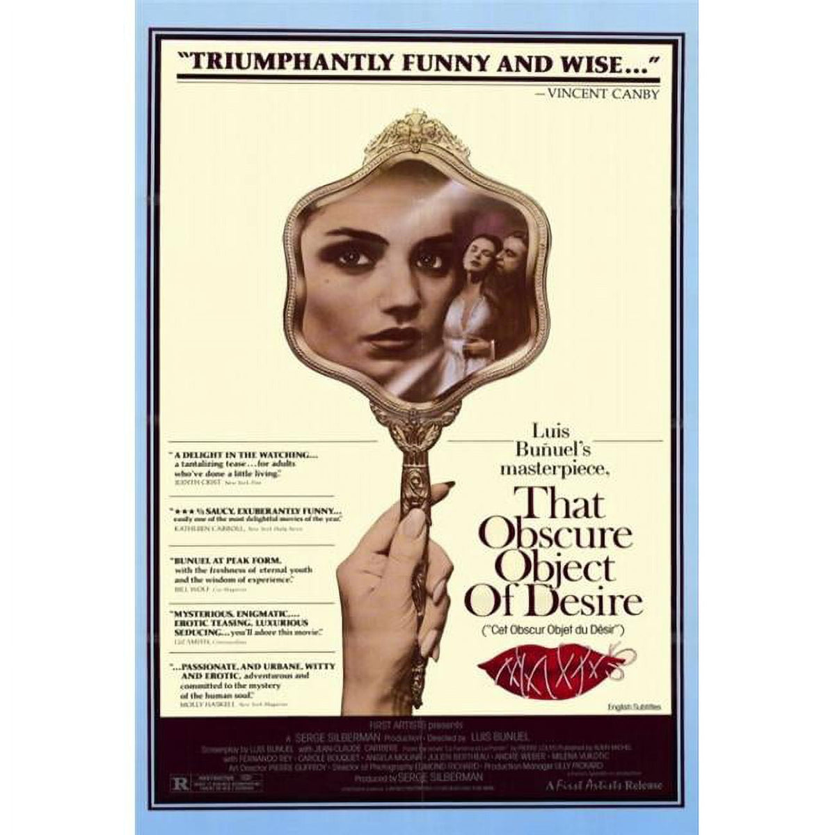 That Obscure Object of Desire Movie Poster Print showcasing cinematic art.