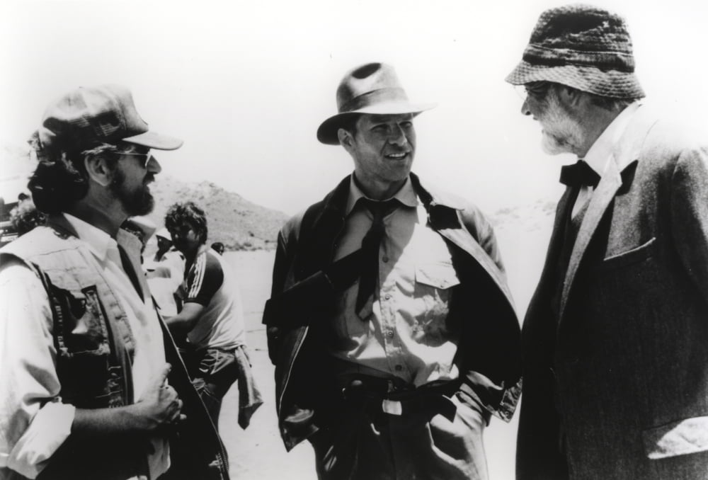 On the set of Indiana Jones and the Last Crusade photo print