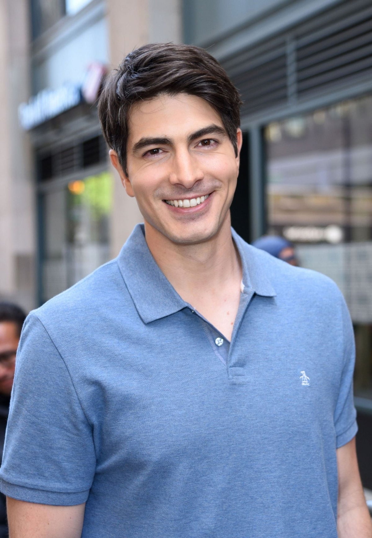 Brandon Routh AOL Build event photo print by Derek Storm.