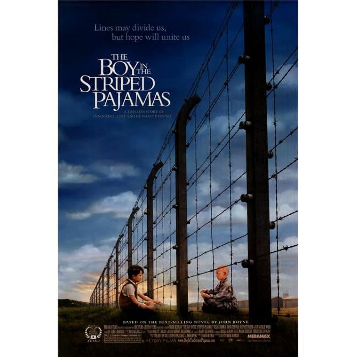 The Boy in the Striped Pajamas Movie Poster Print 27x40
