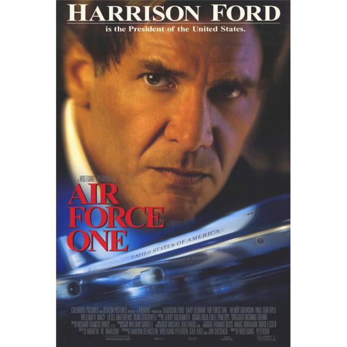 Air Force One Movie Poster Print - 27x40 inches