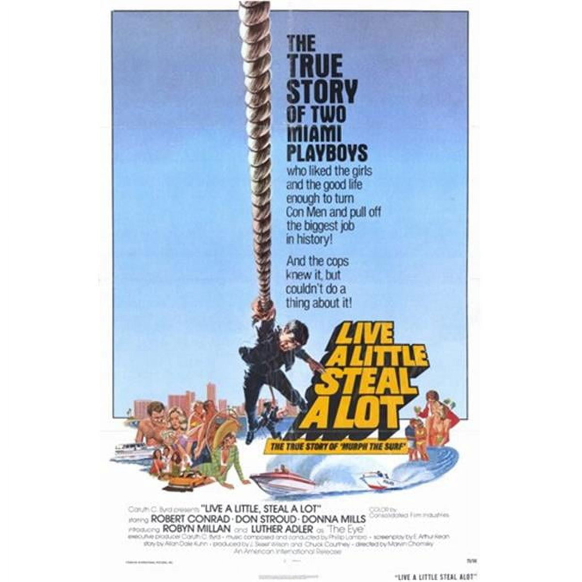 Murph the Surf Movie Poster - 11x17 Print featuring vibrant surf culture