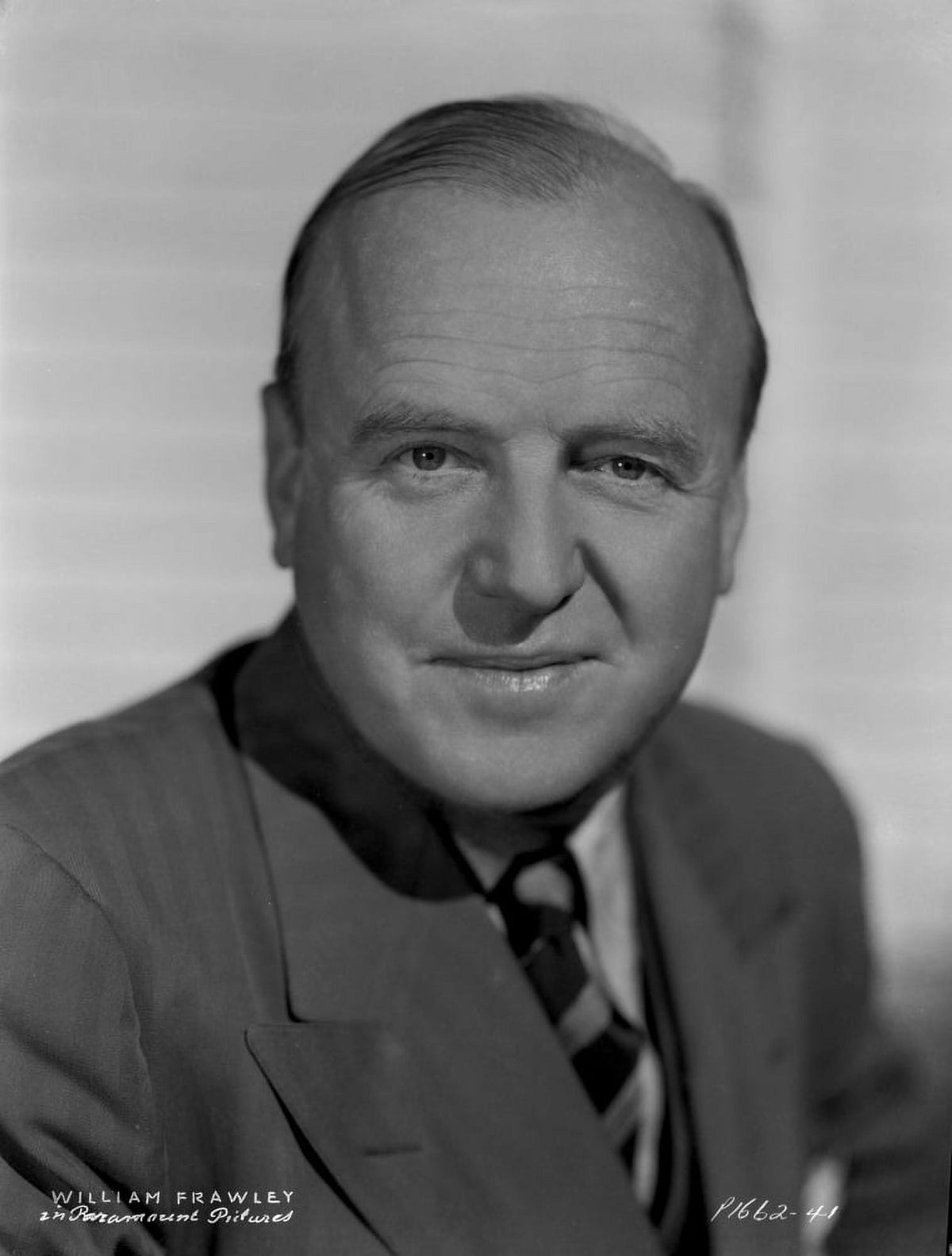Portrait of William Frawley Photo Print - Classic TV Icon