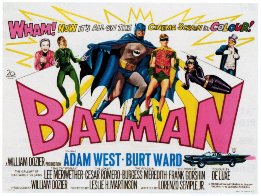 Batman Movie Poster Masterprint - Iconic superhero poster available in multiple sizes.