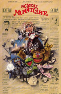 The Great Muppet Caper Movie Poster - 11x17 print featuring Muppet characters.