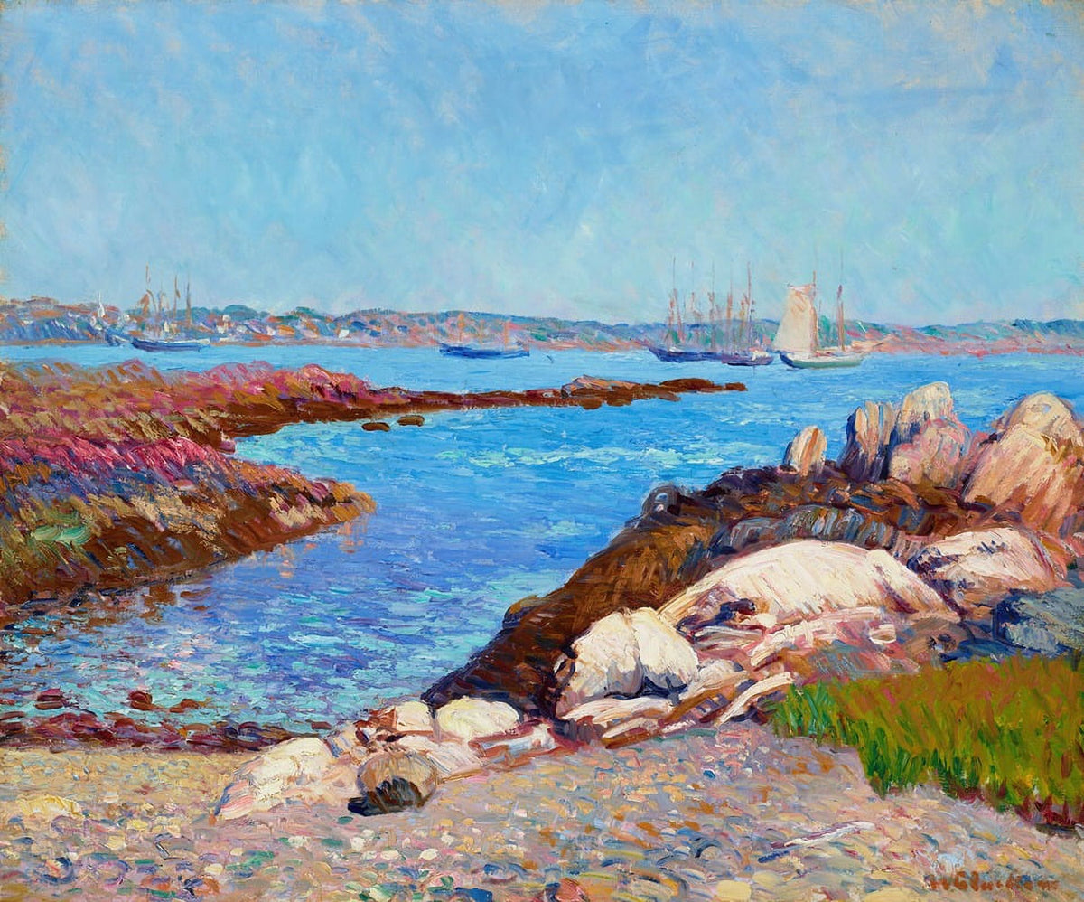 Portsmouth Harbor Art Print by William James Glackens, 1909