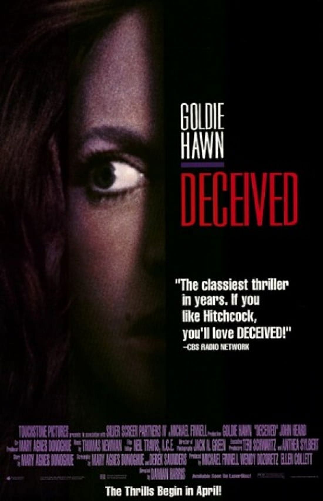 Deceived Movie Poster - 11x17 Print featuring dramatic film imagery.