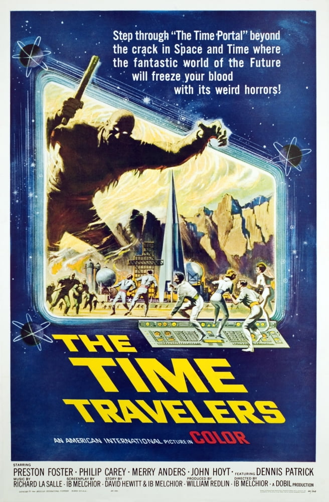 The Time Travelers 1964 movie masterprint poster, 11x17 size.
