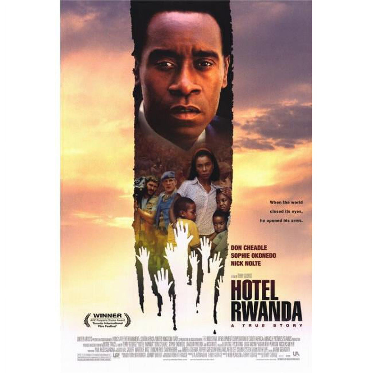 Hotel Rwanda Movie Poster Print 27x40 - vibrant film art