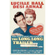The Long Long Trailer movie poster print 27x40