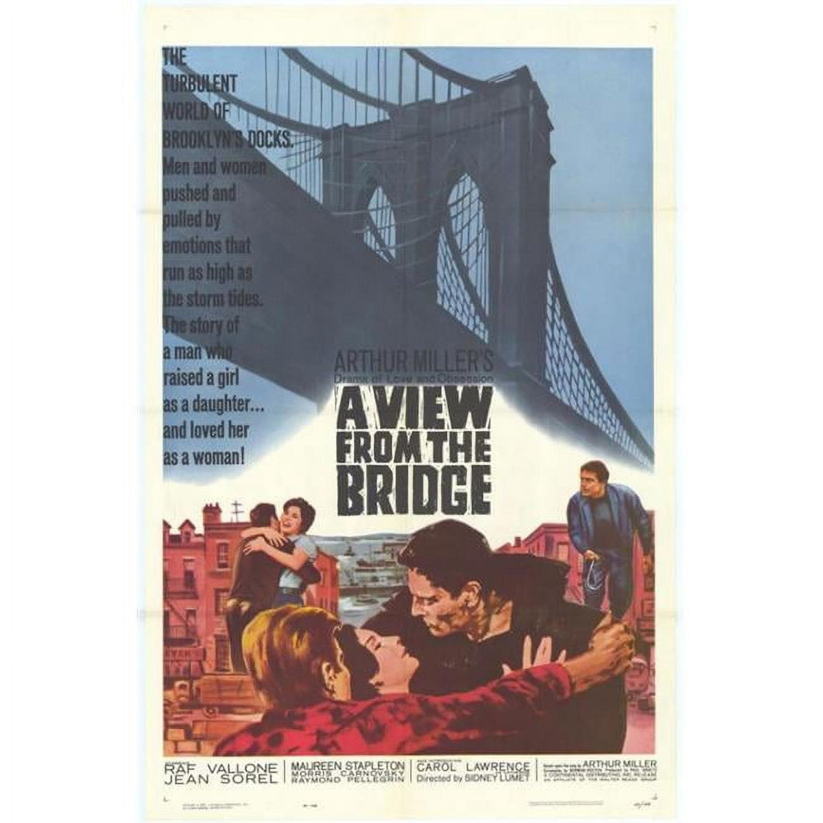 View From the Bridge Movie Poster Print 27x40