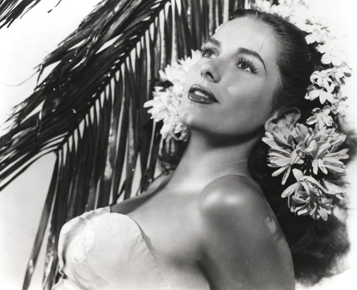 Jinx Falkenburg Floral Portrait Photo Print