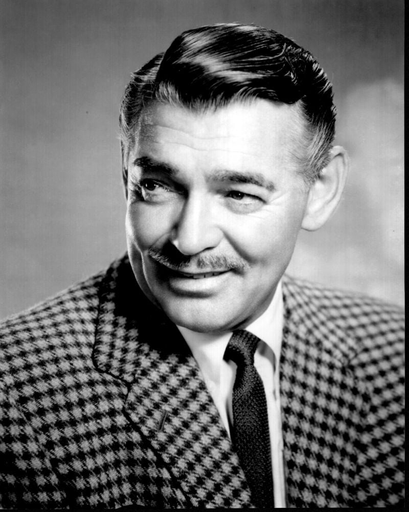 Classic photo print of Clark Gable in plaid blazer, 8x10.