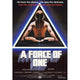 A Force of One Movie Poster in 11x17 size, vibrant action film decor.