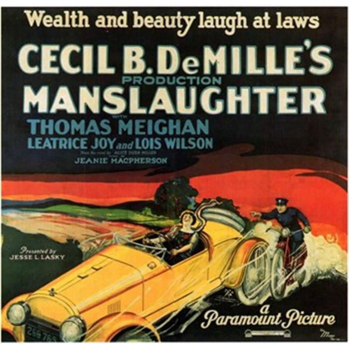 Manslaughter Movie Poster 17x11 Print
