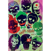 Suicide Squad Movie Poster - vibrant action-packed design featuring iconic characters.