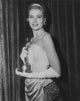 Grace Kelly holding an Oscars statuette photo print