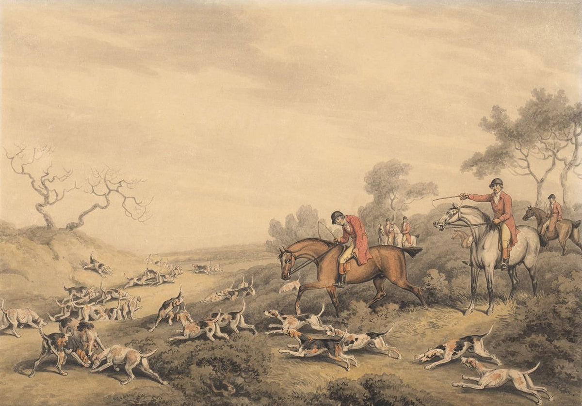 Foxhunting: At Fault art print by Samuel Howitt, available in multiple sizes.