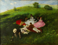 Picnic in May (1873) art print by Pál Szinyei Merse