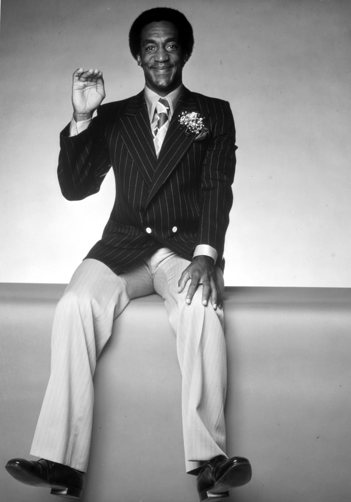 Bill Cosby waving photo print capturing a classic moment