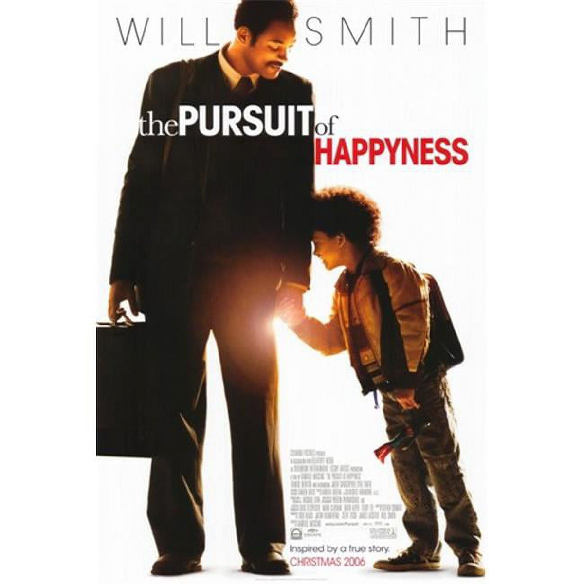 The Pursuit of Happyness Movie Poster - Inspirational Wall Art