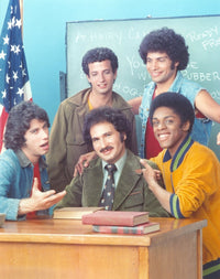 Welcome Back Kotter Cast Portrait Photo Print featuring iconic television characters.