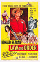 Law and Order Center Ronald Reagan Movie Masterprint Poster Print