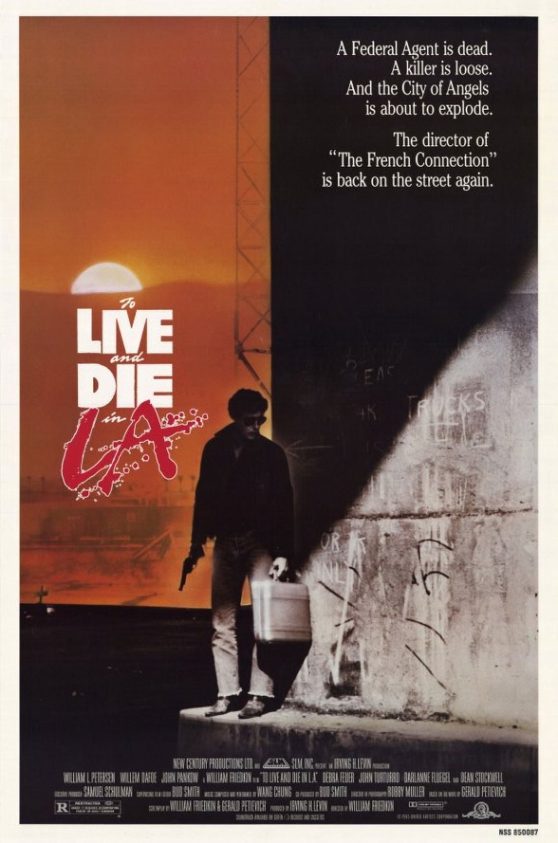 To Live & Die in L.A. movie poster print 11x17