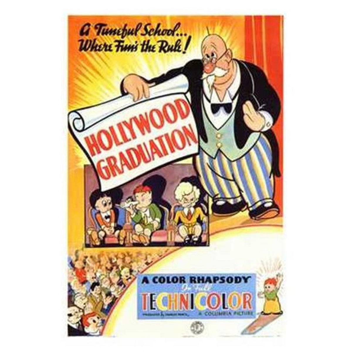 Hollywood Graduation Movie Poster 11x17 Print