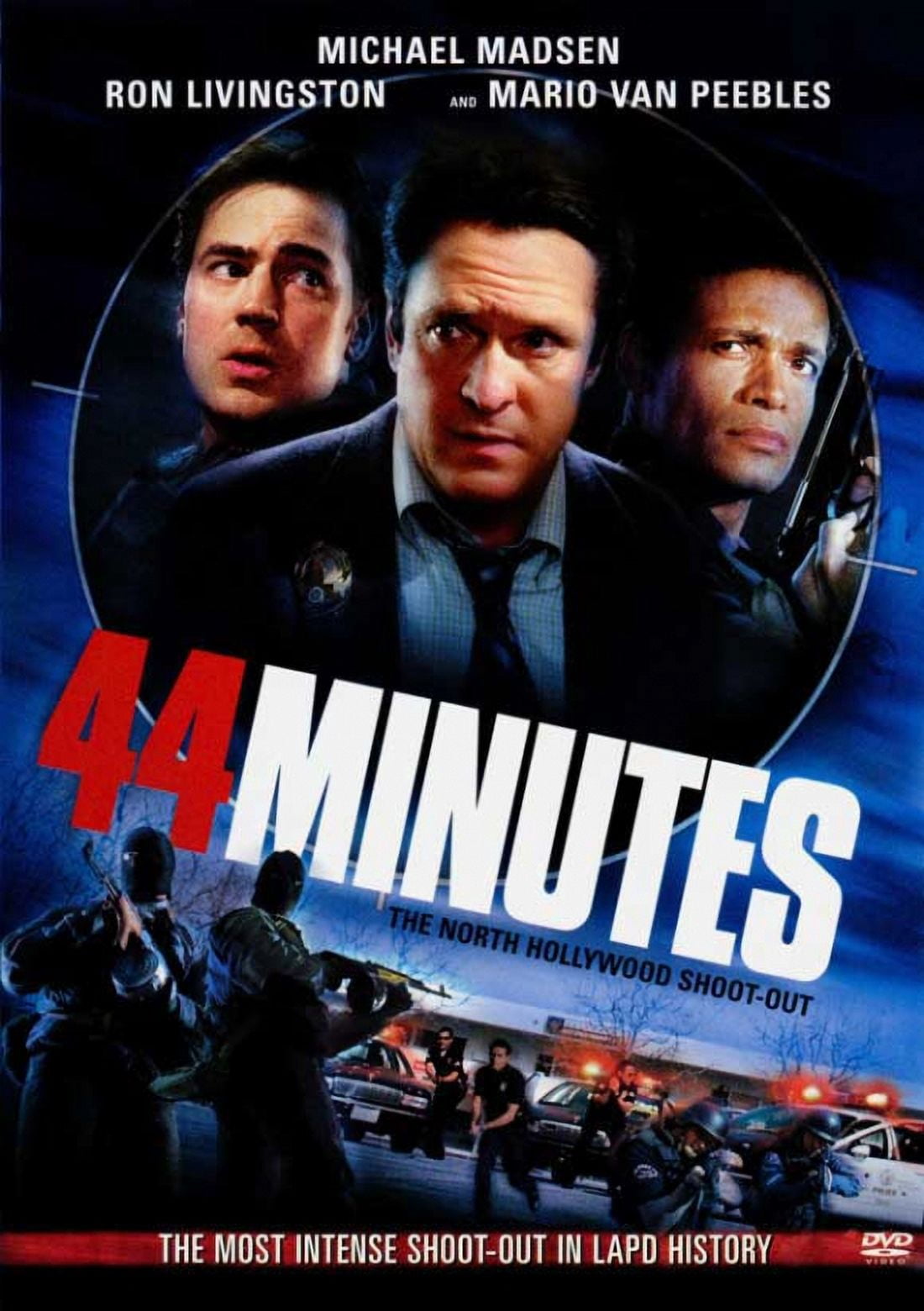 44 Minutes The North Hollywood Shoot-Out movie poster 11x17