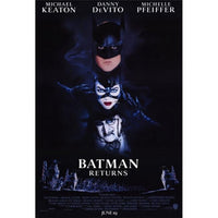 Batman Returns Movie Poster Print showcasing Gotham City