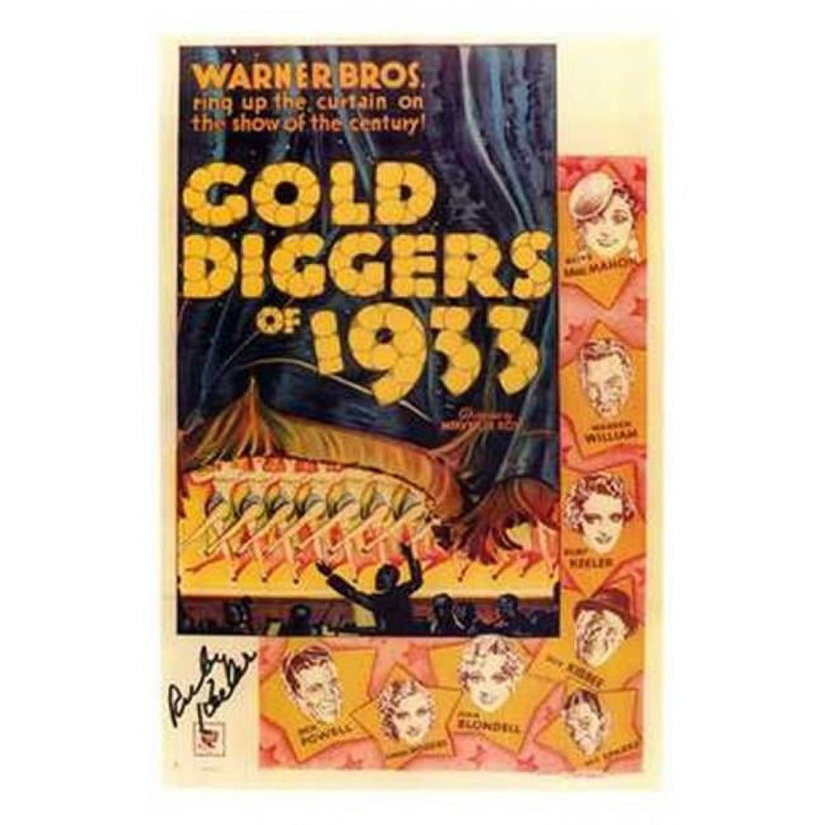 Gold Diggers of 1933 Movie Poster 11x17 vintage film art print