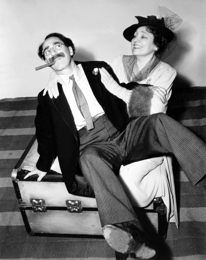 The Big Store photo print featuring Groucho Marx and Margaret Dumont from 1941.