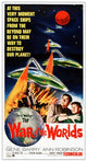 The War of the Worlds Movie Masterprint Poster featuring Gene Barry and Ann Robinson.