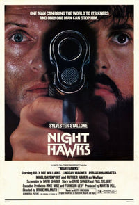 Nighthawks Movie Poster 11x17 print featuring urban nightlife by Edward Hopper.