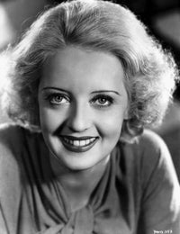 Classic portrait photo print of Bette Davis, iconic Hollywood actress.