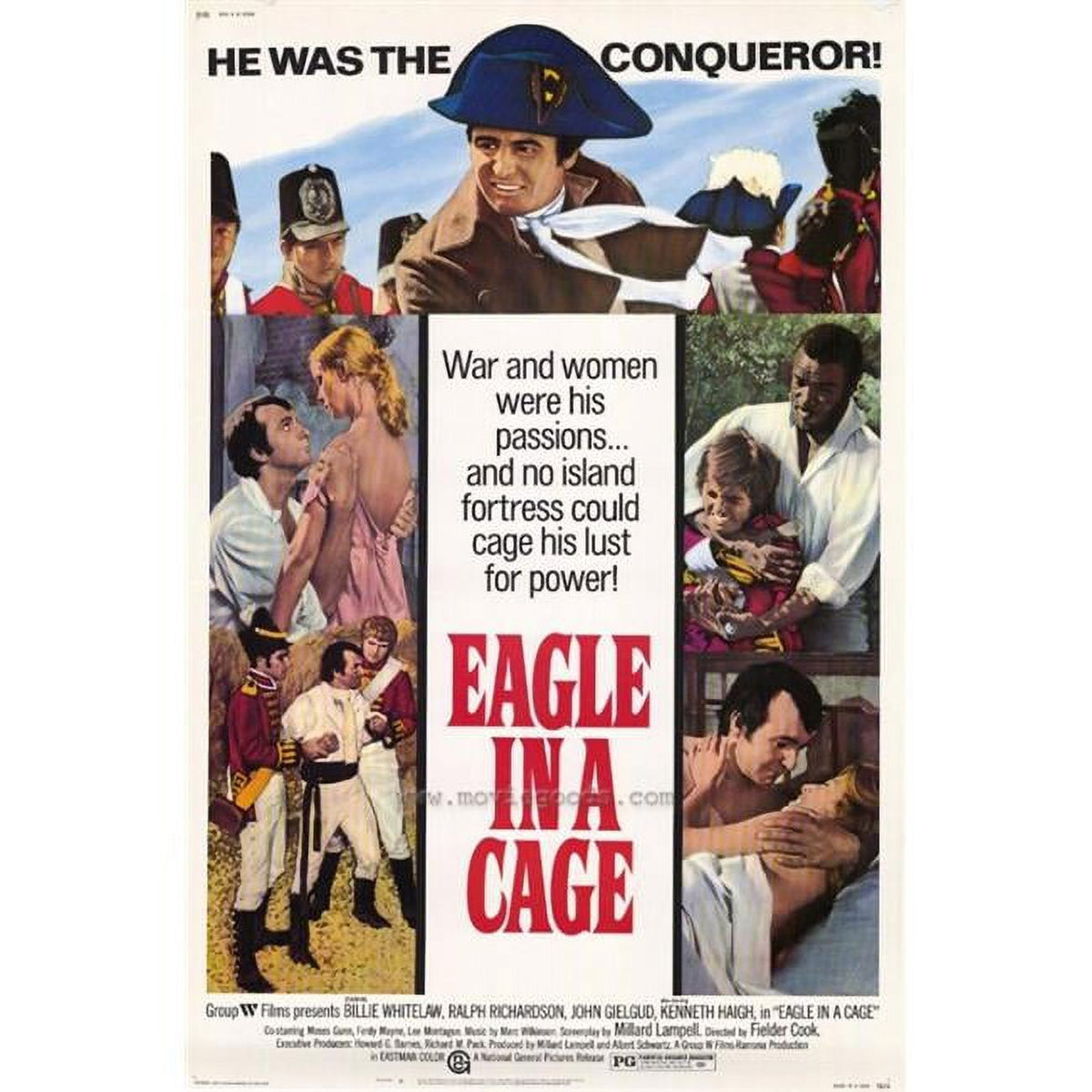Eagle in a Cage Movie Poster Print 27x40 showcasing cinematic art.