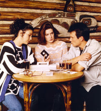 Twin Peaks movie scene photo print featuring Sherilyn Fenn, Kyle Maclachlan, and Sheryl Lee.