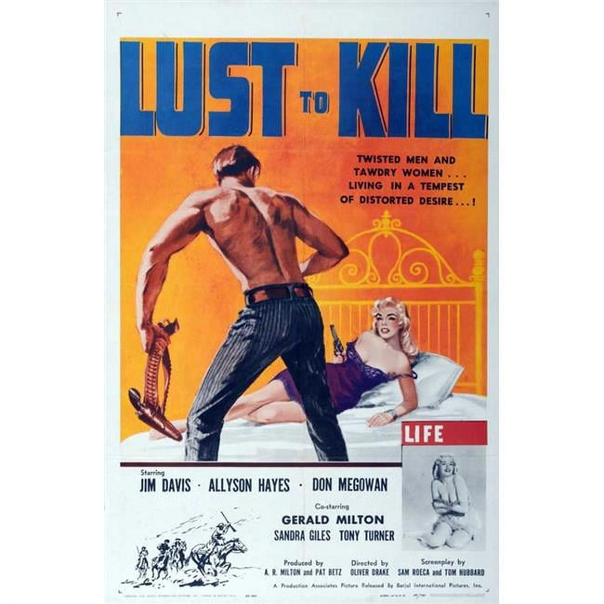 Lust to Kill movie poster print in 27x40 size.