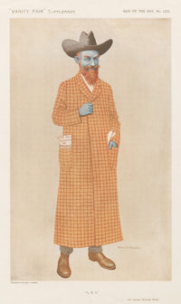 Vintage poster print of George Bernard Shaw by Alick P. F. Ritchie.