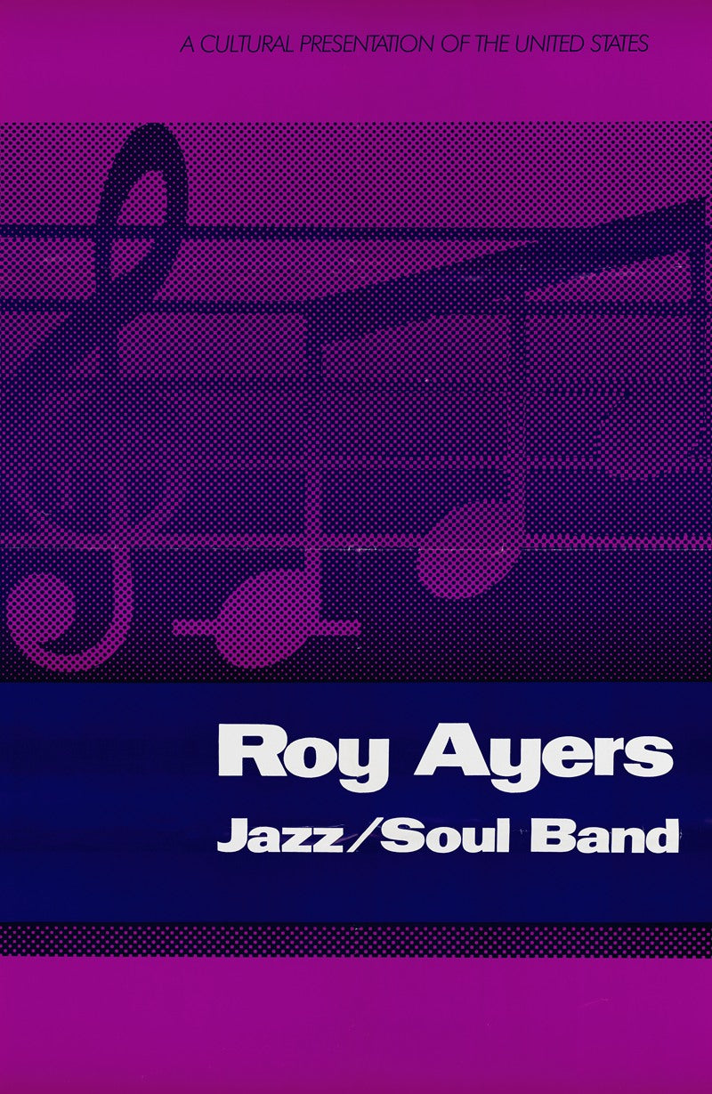 Roy Ayers Jazz Soul Band Poster Print 18x24 by U.S. Information Agency