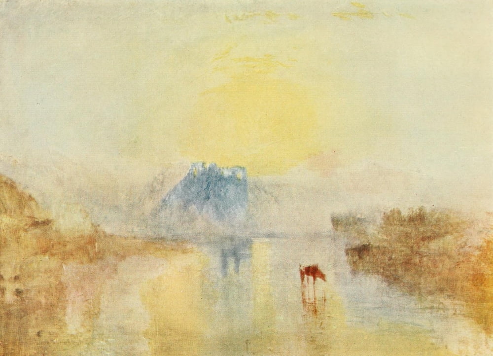 Norham Castle art print by J.M.W. Turner, 8x10 poster.